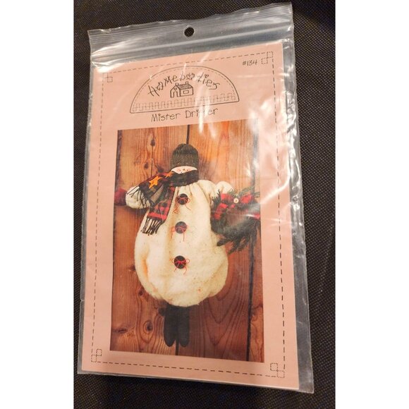 Homebodies Mister Drifter Snowman Craft Pattern #134 15" Festive Holiday Decor - Picture 1 of 5